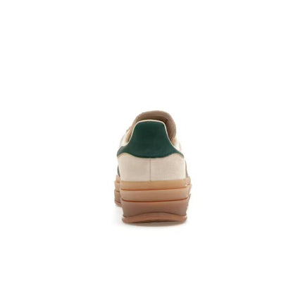 Adidas Gazelle Bold Magic Beige Collegiate Green (Women's)