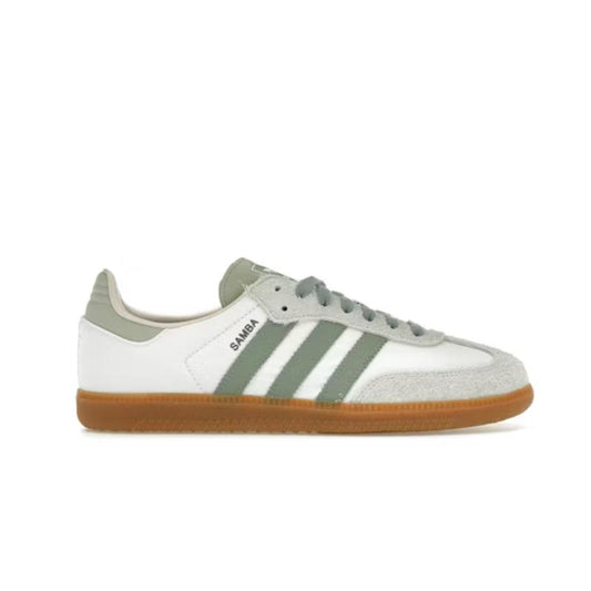 Adidas Samba OG Silver Green Putty Mauve (Women's)