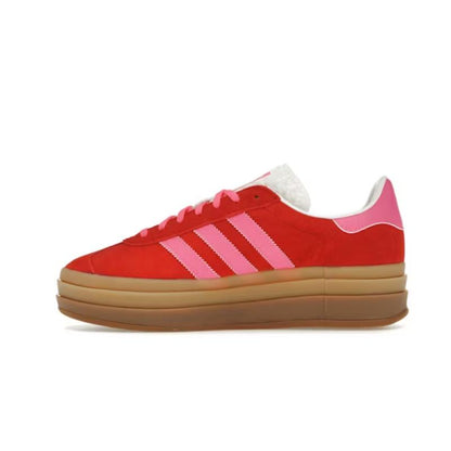 Adidas Gazelle Bold Collegiate Red Lucid Pink (Women's)