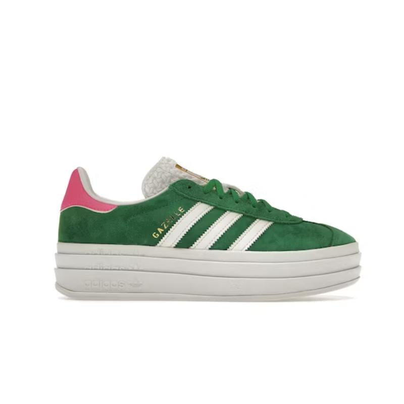 Adidas Gazelle Bold Green Lucid Pink (Women's)