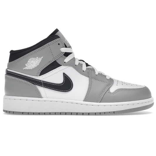 Jordan 1 Mid Light Smoke Grey (GS)